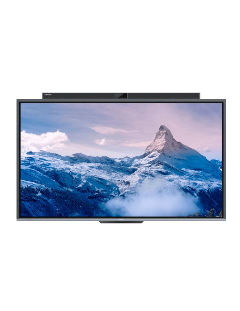 Newline Naos UP 75" Ecran plat interactiv 190,5 cm (75") LED Wi-Fi 400 cd/m² 4K Ultra HD Negru Ecran tactil Procesor încorporat