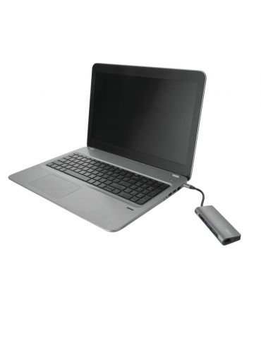 Trust 23331 stații de andocare și replicatoare de porturi pentru calculatoare portabile Prin cablu USB 3.2 Gen 1 (3.1 Gen 1) Tru
