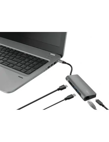 Trust 23331 stații de andocare și replicatoare de porturi pentru calculatoare portabile Prin cablu USB 3.2 Gen 1 (3.1 Gen 1) Tru