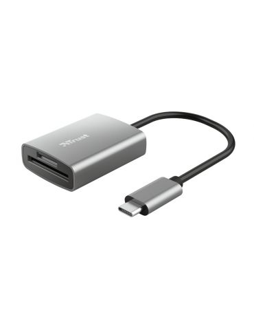 Trust 24136 cititoare de carduri USB 3.2 Gen 1 (3.1 Gen 1) Type-C Aluminiu Trust - 1 - Tik.ro
