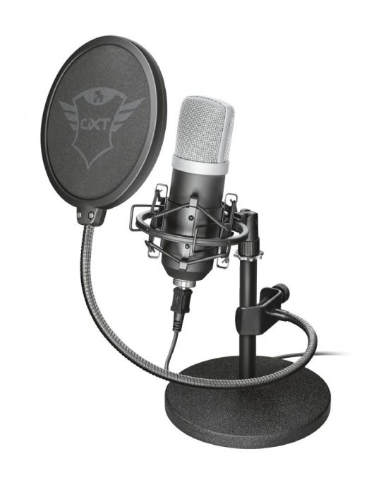 Trust 21753 microfoane Negru Microfon de studio Trust - 1