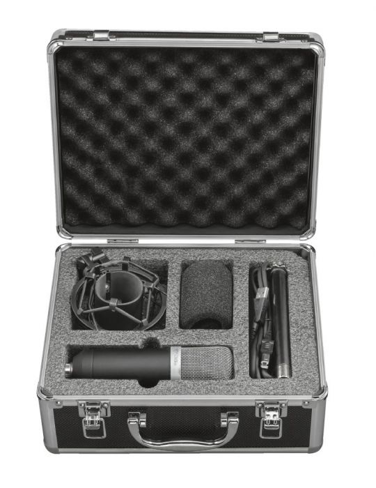 Trust 21753 microfoane Negru Microfon de studio Trust - 4