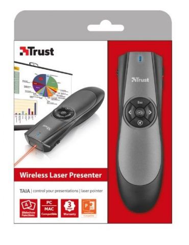 Trust 20405 prezentatori wireless RF Negru, Gri Trust - 6