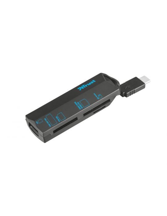 Trust 20968 cititoare de carduri USB 3.2 Gen 1 (3.1 Gen 1) Type-C Negru Trust - 1