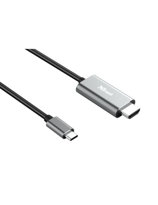 Trust Calyx adaptor grafic USB Negru, Metalic Trust - 1