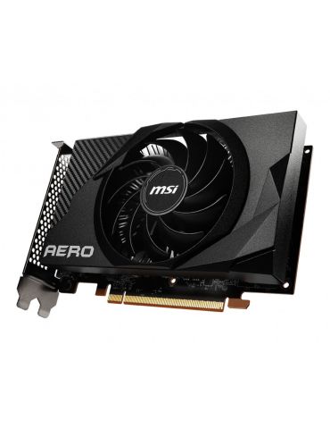 Placa video MSI AMD Radeon RX 6400 AERO ITX 4GB, GDDR6, 64bit Msi - 4