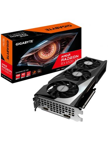 Placa video Gigabyte AMD Radeon RX 6500 XT GAMING OC 4GB, GDDR6, 64bit Gigabyte - 1