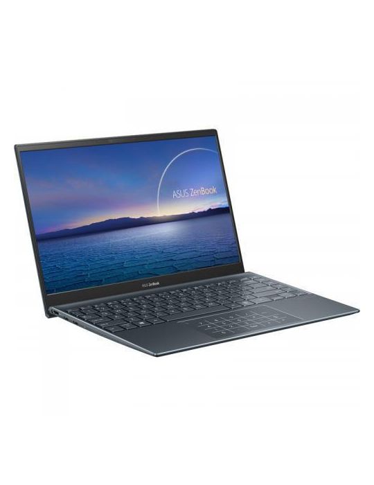 Laptop ASUS ZenBook 14 UM425QA-KI180W,AMD Ryzen 5 5600H,14",RAM 16GB,SSD 512GB,AMD Radeon Graphics,Win 11 Home,Pine Grey Asus - 