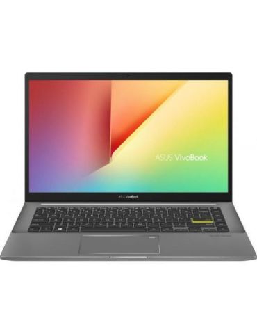 Laptop ASUS VivoBook S14 S433EA-KI2070,Intel Core i7-1165G7,14",RAM 8GB,SSD 512GB,Intel Iris Xe Graphics,No OS,Indie Black Asus 