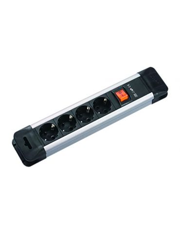 Prelungitor bachmann 4 prize 2m tip schuko culoare neagra Bachmann - 1 - Tik.ro