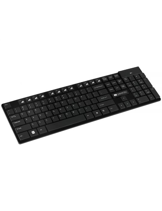2.4ghz wireless keyboard 104 keys slim design chocolate key caps Canyon - 1
