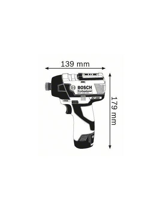 Bosch GDR 12V-110 Professional 1/4" 110 Nm 10,8 V Bosch - 4