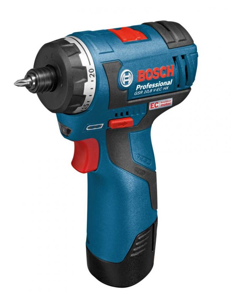 Bosch GSR 10,8 V-EC HX 700 g Negru, Albastru