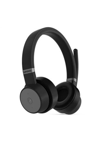 Lenovo Go Wireless ANC Căști Prin cablu & Wireless Bandă de fixare pe cap Birou/Call center USB tip-C Bluetooth Negru Lenovo - 3