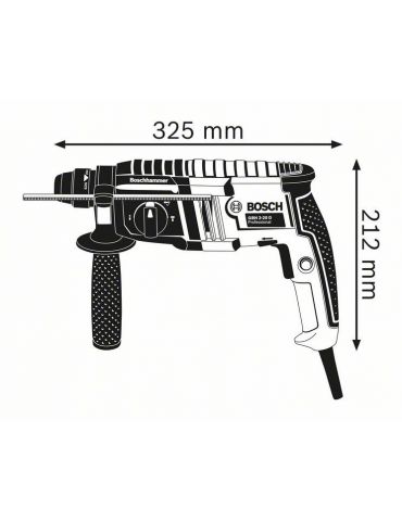 Bosch 0 611 25A 400 ciocane rotopercutoare 650 W 1300 RPM SDS Plus Bosch - 2