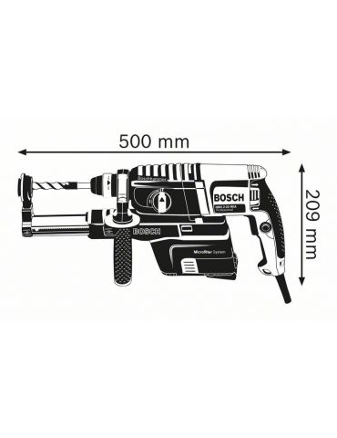 Bosch 0 611 250 500 ciocane rotopercutoare 710 W 1000 RPM Bosch - 2