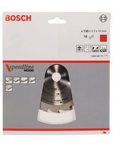 Bosch 2 608 640 775 lame pentru ferăstraie circulare 13 cm 1 buc. Bosch - 2