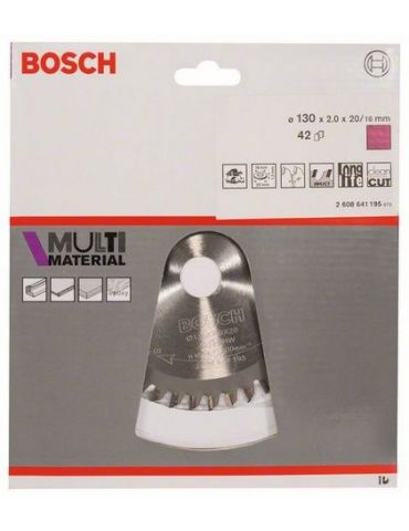 Bosch 2 608 641 195 lame pentru ferăstraie circulare 13 cm 1 buc. Bosch - 2