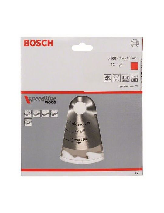 Bosch 2 608 640 786 lame pentru ferăstraie circulare 16 cm 1 buc. Bosch - 2