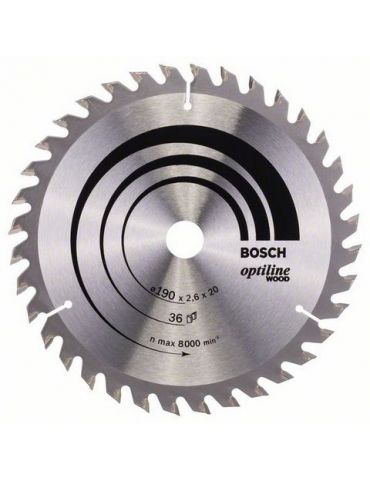 Bosch 2 608 640 613 lame pentru ferăstraie circulare 19 cm 1 buc. Bosch - 1 - Tik.ro