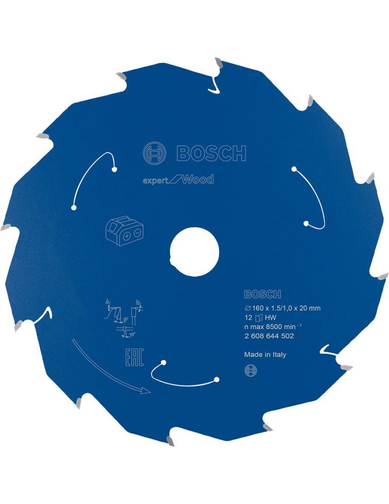 Bosch 2 608 644 497 lame pentru ferăstraie circulare 12 cm 1 buc.