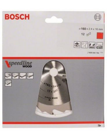 Bosch 2 608 640 784 lame pentru ferăstraie circulare 16 cm 1 buc. Bosch - 2