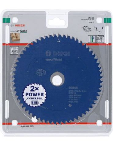 Bosch 2 608 644 515 lame pentru ferăstraie circulare 19 cm 1 buc. Bosch - 2