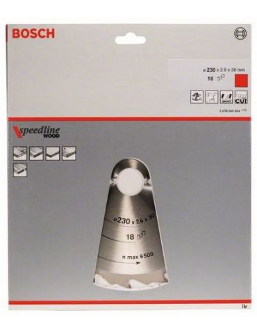 Bosch 2 608 640 804 lame pentru ferăstraie circulare 23 cm 1 buc. Bosch - 2