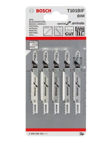 Bosch 2 608 636 431 lamă pentru fierestrău mecanic, fierăstrău de traforaj/fierăstrău sabie Lamă ferăstrău mecanic Bimetal 5 Bos