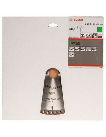 Bosch 2 608 640 729 lame pentru ferăstraie circulare 25 cm 1 buc. Bosch - 2