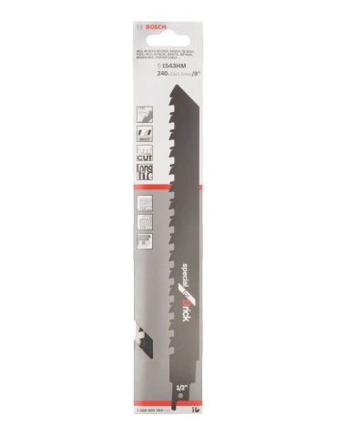 Bosch S 1543 HM Lamă ferăstrău mecanic Carbid 1 buc. Bosch - 6