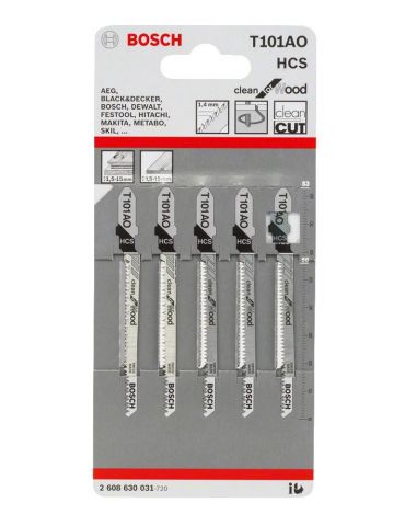 Bosch 2 608 630 031 lamă pentru fierestrău mecanic, fierăstrău de traforaj/fierăstrău sabie Lamă ferăstrău mecanic Oțel cu Bosch
