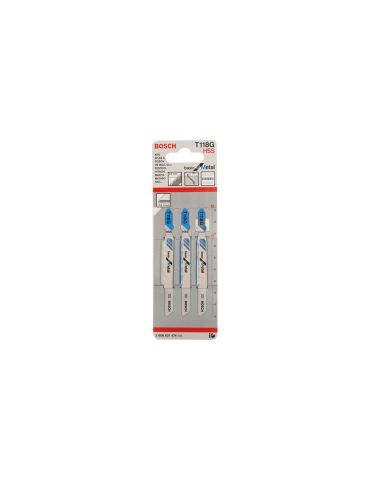Bosch 2 608 631 012 lamă pentru fierestrău mecanic, fierăstrău de traforaj/fierăstrău sabie Lamă ferăstrău mecanic Oțel Rapid Bo