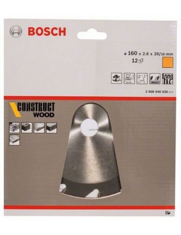Bosch 2 608 640 630 lame pentru ferăstraie circulare 16 cm 1 buc. Bosch - 2