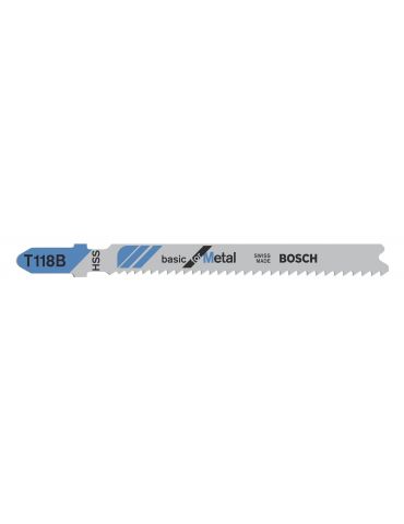 Bosch T 118 B Lamă ferăstrău mecanic Oțel Rapid (HSS) 5 buc. Bosch - 1 - Tik.ro