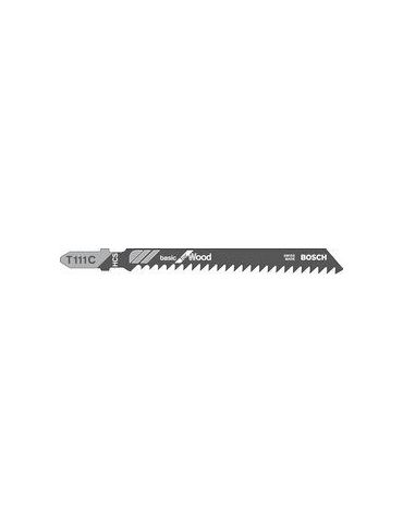 Bosch T 111 C Lamă ferăstrău mecanic Oțel cu conținut ridicat de carbon (HCS) 3 buc. Bosch - 1 - Tik.ro