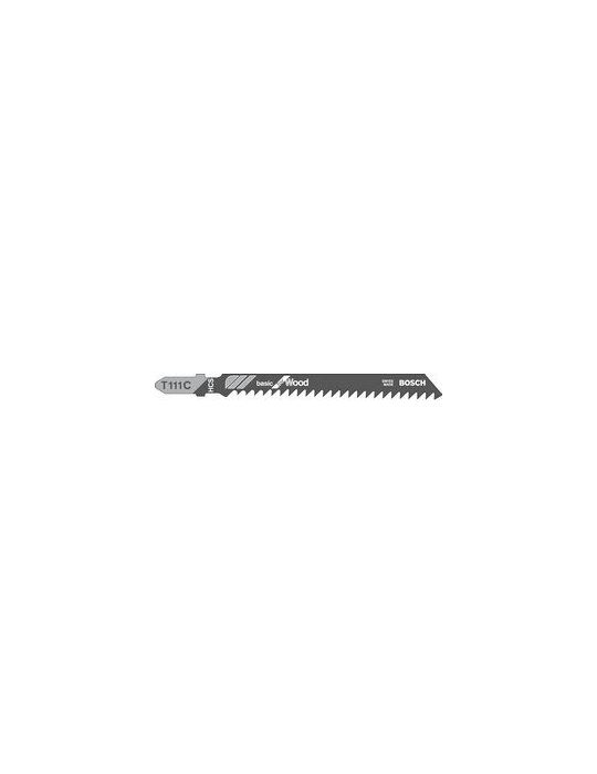 Bosch T 111 C Lamă ferăstrău mecanic Oțel cu conținut ridicat de carbon (HCS) 3 buc. Bosch - 1