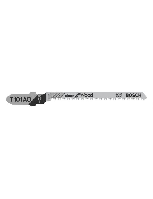 Bosch T 101 AO Lamă ferăstrău mecanic Oțel cu conținut ridicat de carbon (HCS) 3 buc. Bosch - 1
