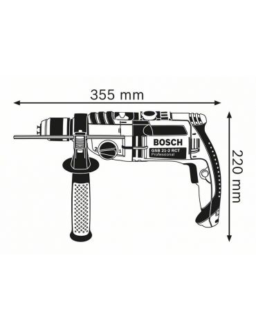 Bosch 0 601 19C 700 mașină de găurit 3000 RPM Fără cheie 2,9 kilograme Bosch - 2