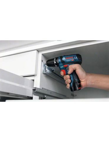 Bosch Akku-Bohrschrauber 12 V Li-Ion 1300 RPM Negru, Albastru, Roşu Bosch - 4