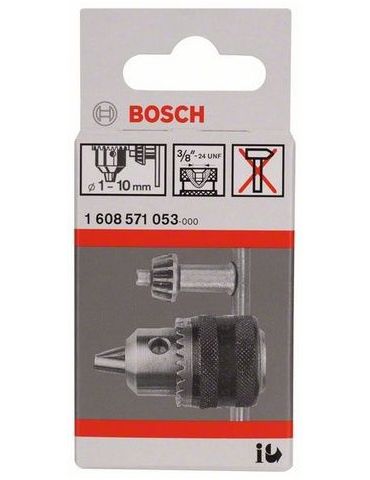 Bosch 1 608 571 053 mandrină Mandrină cu cheie 3/8"-24 Bosch - 2