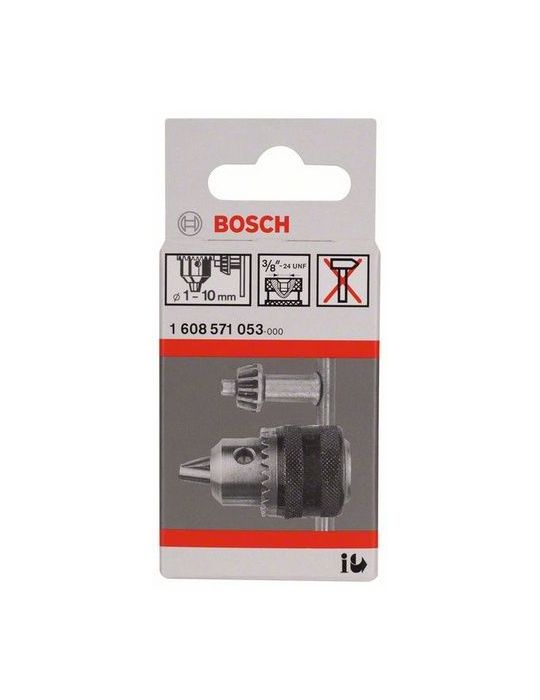 Bosch 1 608 571 053 mandrină Mandrină cu cheie 3/8"-24 Bosch - 2