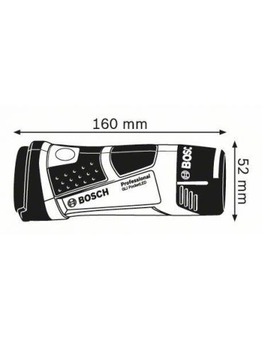 Bosch GLI PocketLED Professional LED Negru, Albastru, Roşu Bosch - 4