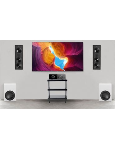 Sistem stereo lyngdorf cu amplif. tdai-1120 + boxe ingropate in perete full-range d-500 + 2x subwoofer bw-2 Lyngdorf - 1
