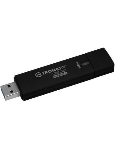 Usb flash drive kingston 16gb ironkey d300 managed encrypted usb Kingston - 1 - Tik.ro
