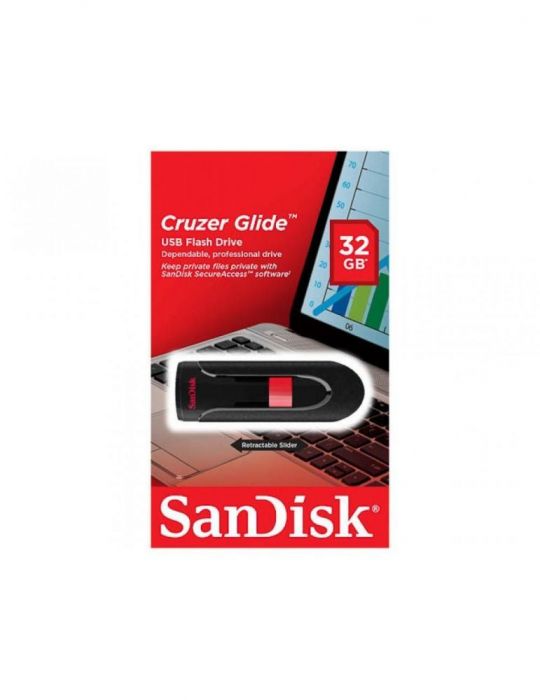 Usb flash drive sandisk cruzer glide 32gb 2.0 Sandisk - 1
