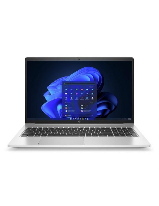 Laptop HP ProBook 450 G9, Intel Core i7-1255U, 15.6inch, RAM 8GB, SSD 512GB, nVidia GeForce MX570 2GB, Free DOS, Silver Hp - 1