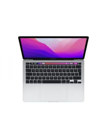 Laptop Apple MacBook Pro 13 (2022),Apple M2 Octa Core,13.3",RAM 8GB, SSD 256GB,Int KB,macOS Monterey,Silver Apple - 1
