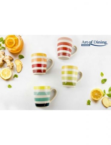 Cana ceramica 354 ml lara
dimensiune: d8.5*h10.5 cm Heinner - 1