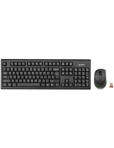 Kit tastatura + mouse a4tech 7100n wireless negru tastatura gr-85 A4tech - 1 - Tik.ro
